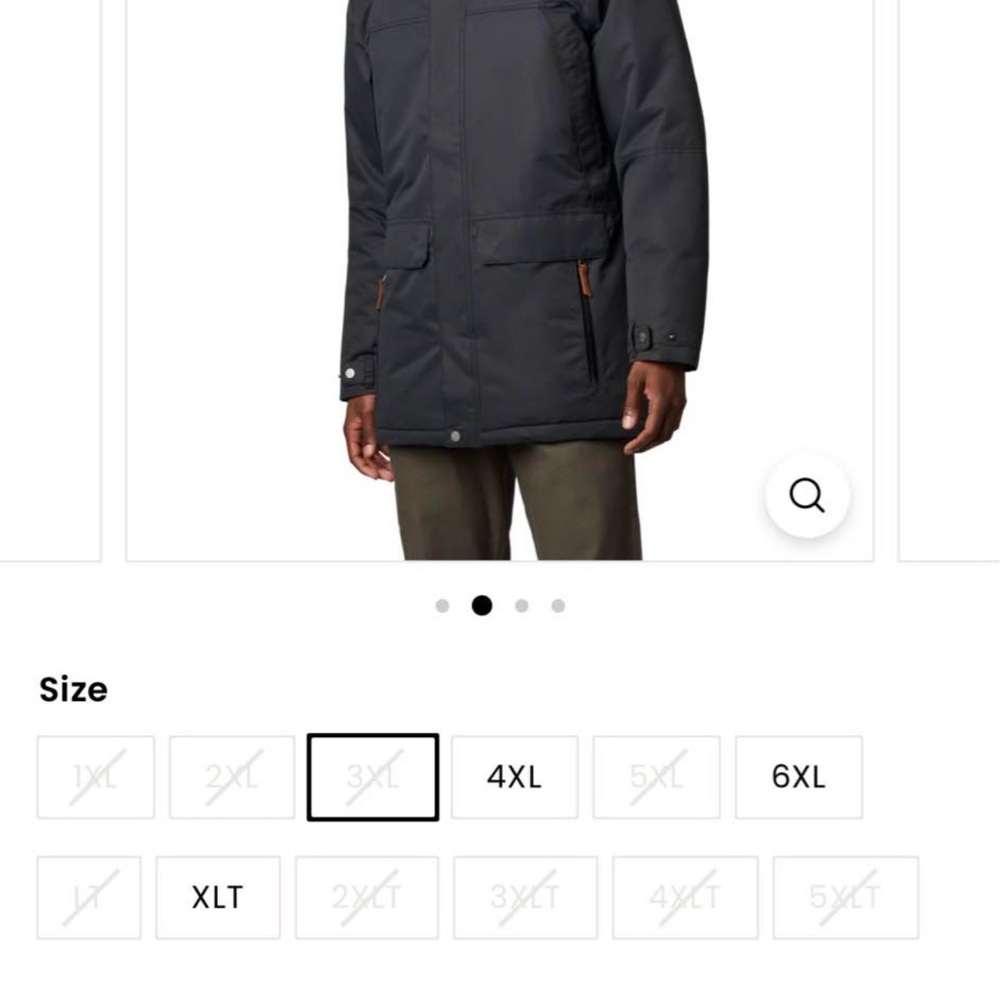 Columbia Men's Dark Gray Puffer Jacket